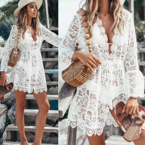 Wave Point Dress Ruffle Women 2019 Spring Summer New Fashion Street Sexy Casual Slim Thin Beach Party O Neck Mini Dress Vestidos