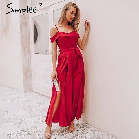 Floral Print Chiffon Playsuit Women 2018 Summer Sexy Off Shoulder Halter Sleeveless Boho Rompers Jumpsuit Beach Party Overalls