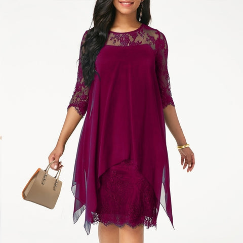 Wave Point Dress Ruffle Women 2019 Spring Summer New Fashion Street Sexy Casual Slim Thin Beach Party O Neck Mini Dress Vestidos