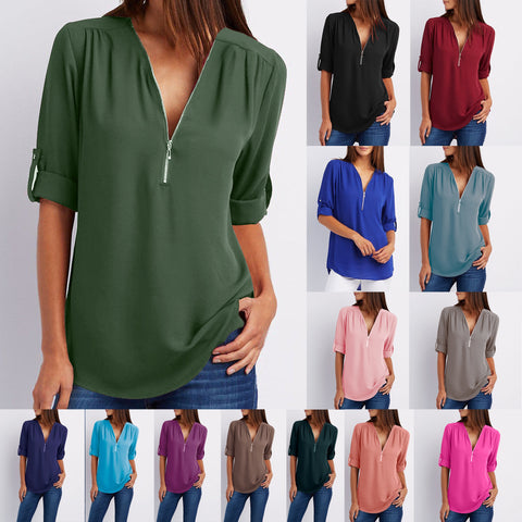 5XL Plus Size New Summer Women Blusas Fashion Short Sleeve Ruffles Chiffon Blouse Solid White Tops Blusas Casual Summer Blouses
