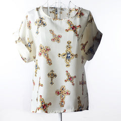 New  Spring Summer Casual Women Chiffon Blouses Shirt  Size High Street Fashion Tops Camisas Roupas  Blusas Femininas