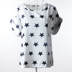 New  Spring Summer Casual Women Chiffon Blouses Shirt  Size High Street Fashion Tops Camisas Roupas  Blusas Femininas