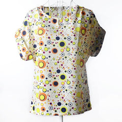 New  Spring Summer Casual Women Chiffon Blouses Shirt  Size High Street Fashion Tops Camisas Roupas  Blusas Femininas