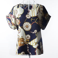New  Spring Summer Casual Women Chiffon Blouses Shirt  Size High Street Fashion Tops Camisas Roupas  Blusas Femininas
