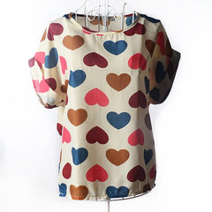 New  Spring Summer Casual Women Chiffon Blouses Shirt  Size High Street Fashion Tops Camisas Roupas  Blusas Femininas