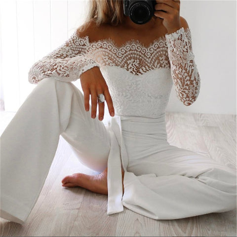 Floral Print Chiffon Playsuit Women 2018 Summer Sexy Off Shoulder Halter Sleeveless Boho Rompers Jumpsuit Beach Party Overalls