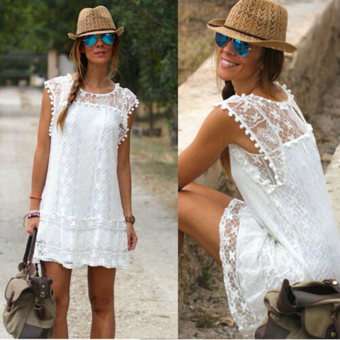 Wave Point Dress Ruffle Women 2019 Spring Summer New Fashion Street Sexy Casual Slim Thin Beach Party O Neck Mini Dress Vestidos