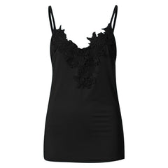 Tunic Women clothes 2019 Women's Fashion Sexy Sleeveless Lace Patchwork Tank Tops  Beach Wear Blouse chemisiers et blouses femme
